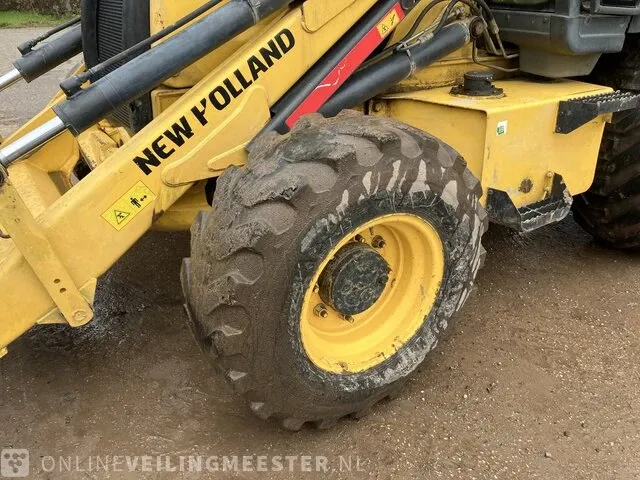 Laadgraafcombinatie new holland, b80b-ss, geel, bouwjaar 2017 - afbeelding 17 van  35