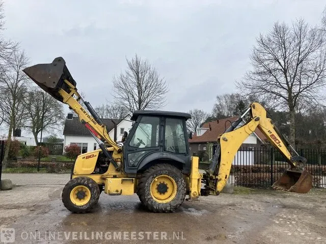 Laadgraafcombinatie new holland, b80b-ss, geel, bouwjaar 2017 - afbeelding 28 van  35