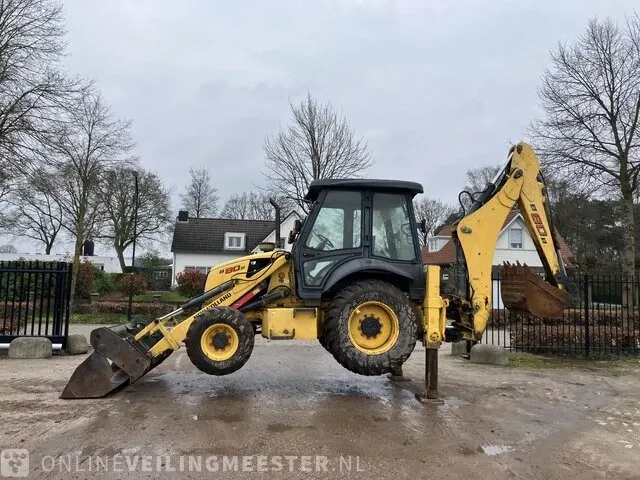 Laadgraafcombinatie new holland, b80b-ss, geel, bouwjaar 2017 - afbeelding 29 van  35