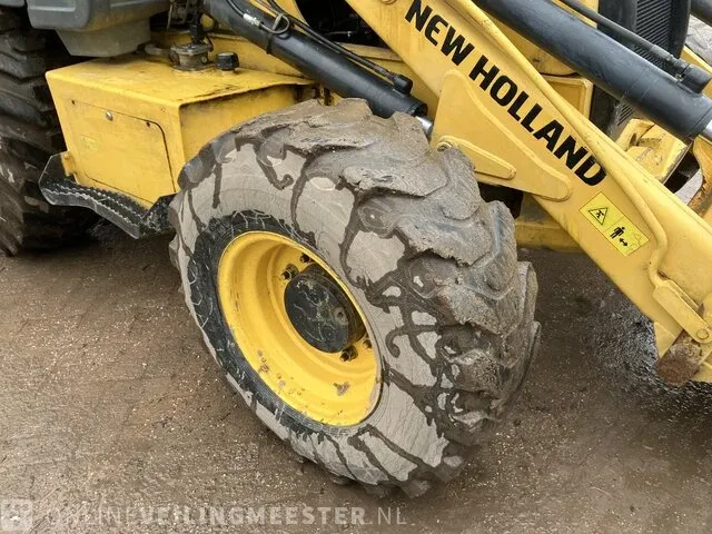 Laadgraafcombinatie new holland, b80b-ss, geel, bouwjaar 2017 - afbeelding 35 van  35