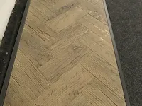 Laag tv meubel visgraat ingelegd - afbeelding 6 van  8