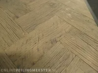 Laag tv meubel visgraat ingelegd - afbeelding 7 van  8