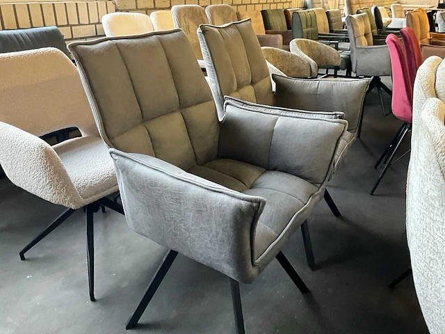 Label 51 partij diverse eetkamerstoelen (16x) - afbeelding 5 van  16