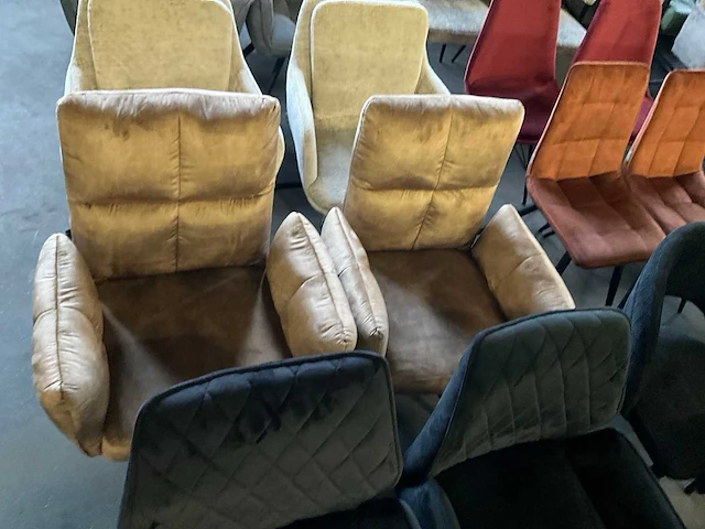 Label 51 partij diverse eetkamerstoelen (16x) - afbeelding 16 van  16