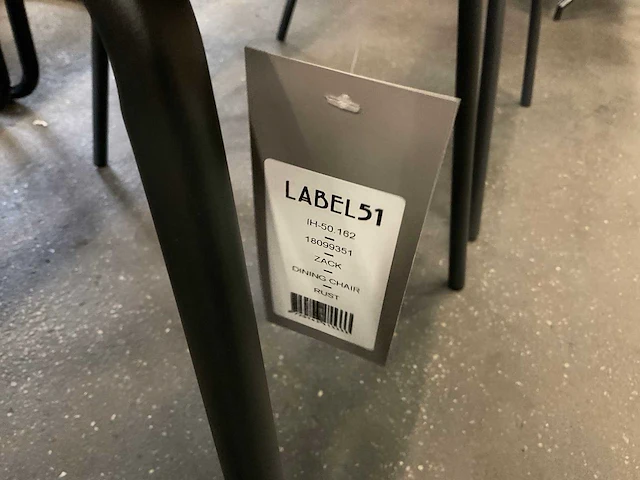 Label 51 zack eetkamerstoel (5x) - afbeelding 4 van  12