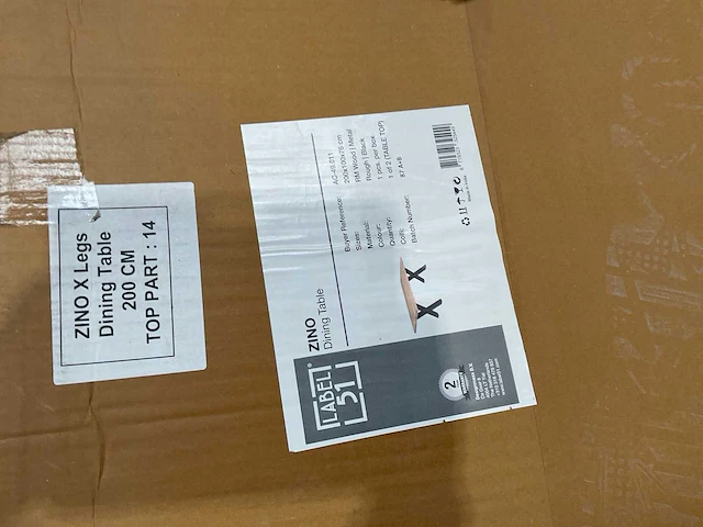 Label 51 zino 200x100 eetkamertafel - afbeelding 3 van  5