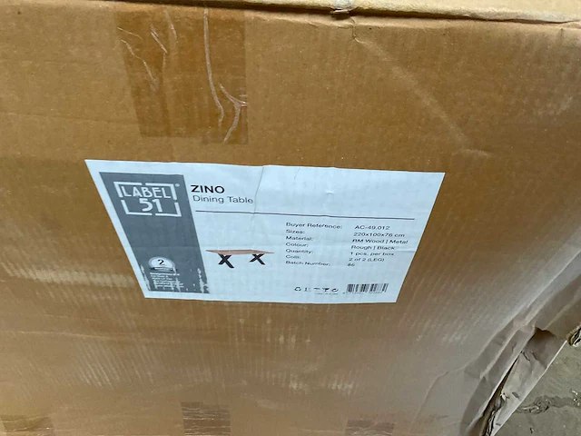 Label 51 zino 200x100 eetkamertafel - afbeelding 5 van  5