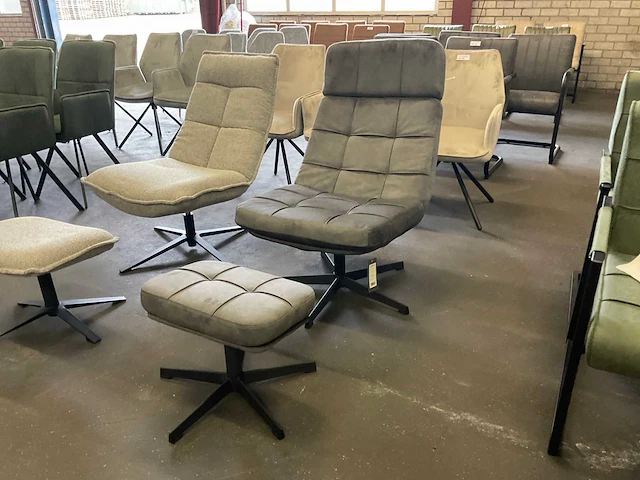 Label51 alvar draaifauteuil + hocker - afbeelding 2 van  9