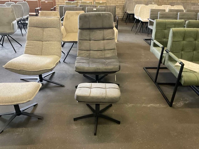 Label51 alvar draaifauteuil + hocker - afbeelding 3 van  9
