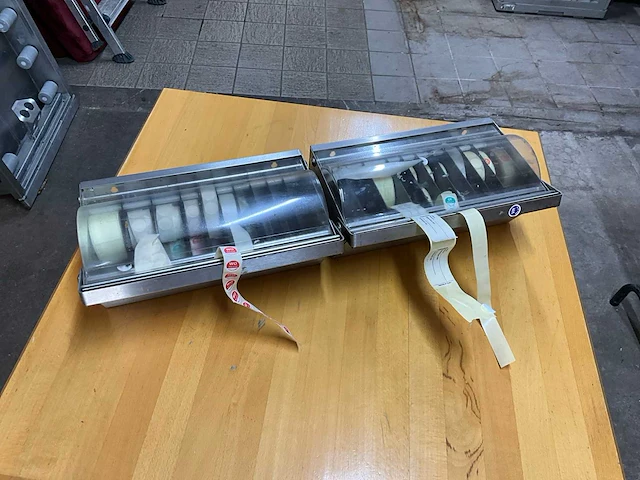 Labellord daglabel dispensers (2x) - afbeelding 1 van  6