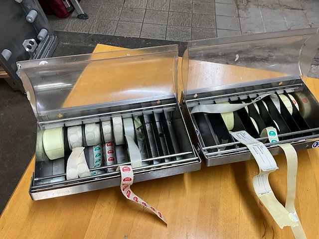 Labellord daglabel dispensers (2x) - afbeelding 4 van  6