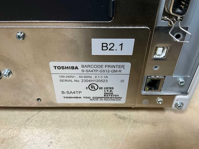 Labelprinter - toshiba - b-sa4tp-gs12-gm-r - afbeelding 5 van  5