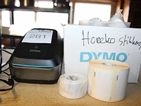Labelprinter dymo labelwriter met rollen stickers. - afbeelding 1 van  3