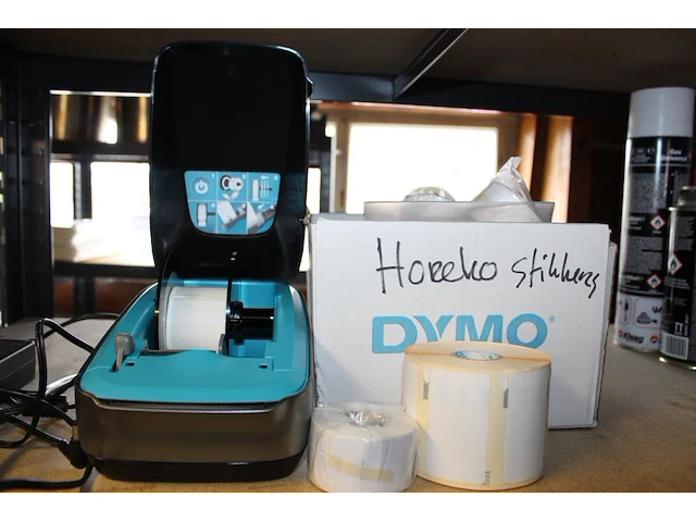 Labelprinter dymo labelwriter met rollen stickers. - afbeelding 2 van  3