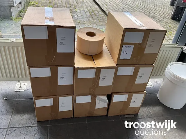 Labelprinter etiketten in doos - afbeelding 1 van  5