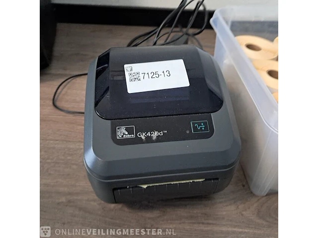 Labelprinter zebra, gk420d, bouwjaar 2017 - afbeelding 4 van  8