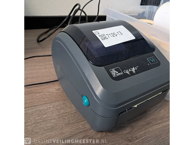 Labelprinter zebra, gk420d, bouwjaar 2017 - afbeelding 5 van  8