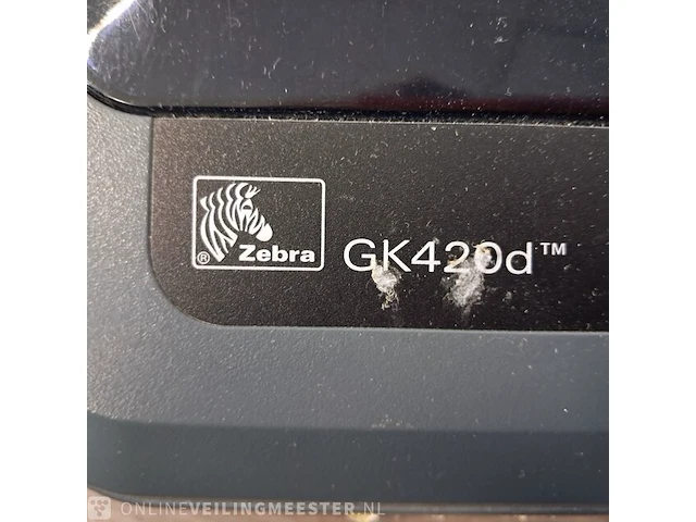 Labelprinter zebra, gk420d, bouwjaar 2017 - afbeelding 7 van  8