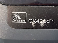 Labelprinter zebra, gk420d, bouwjaar 2017 - afbeelding 7 van  8