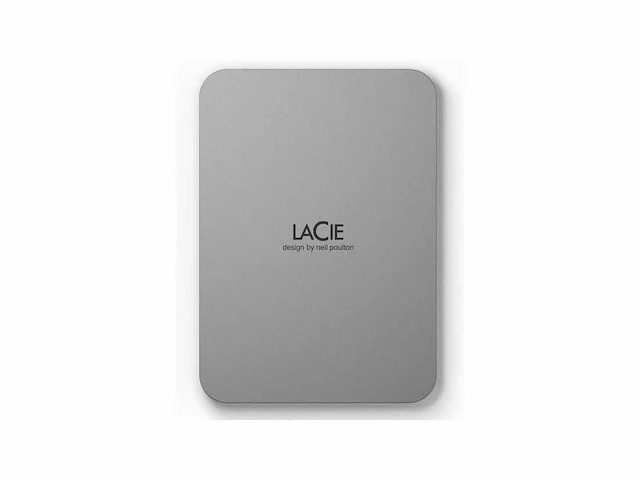 Lacie mobile drive (2022) - externe harde schijf - 2 tb - zilver - afbeelding 1 van  2