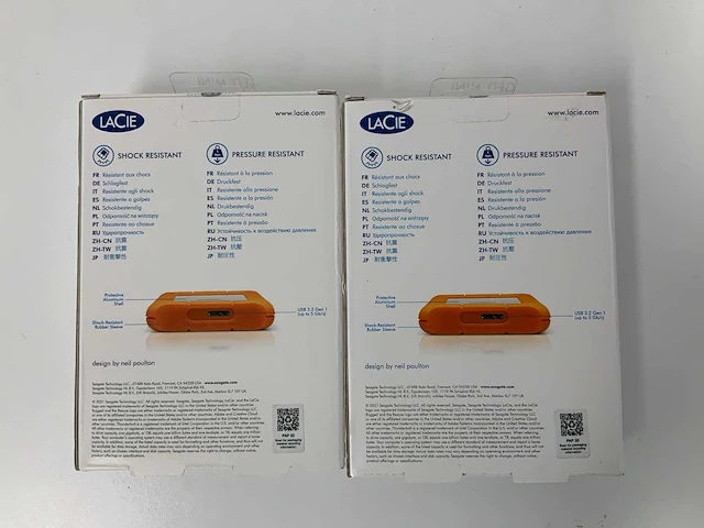 Lacie rugged mini 2tb externe harde schijf usb 3.2 (2x) - afbeelding 2 van  2