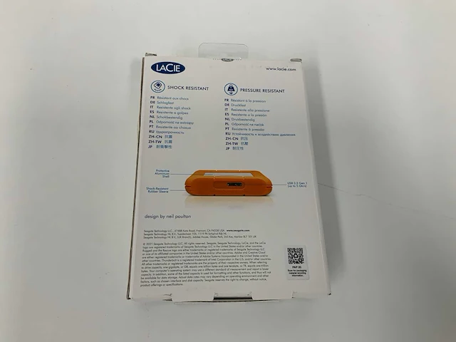 Lacie rugged mini 2tb externe harde schijf usb 3.2 - afbeelding 2 van  2