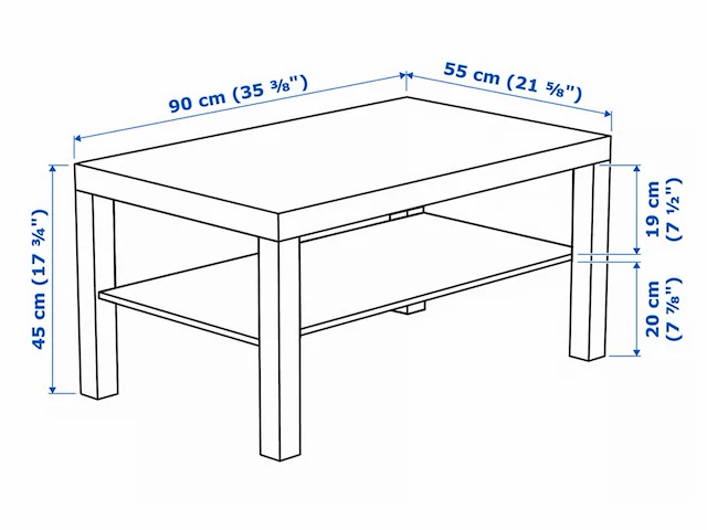 Lack salontafel (2x) - afbeelding 5 van  8
