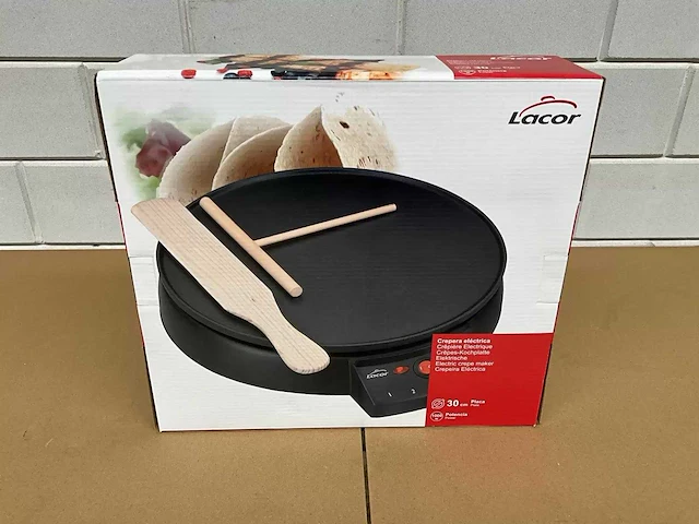 Lacor - elektrische crepes bakplaat ø 30 cm - afbeelding 1 van  2