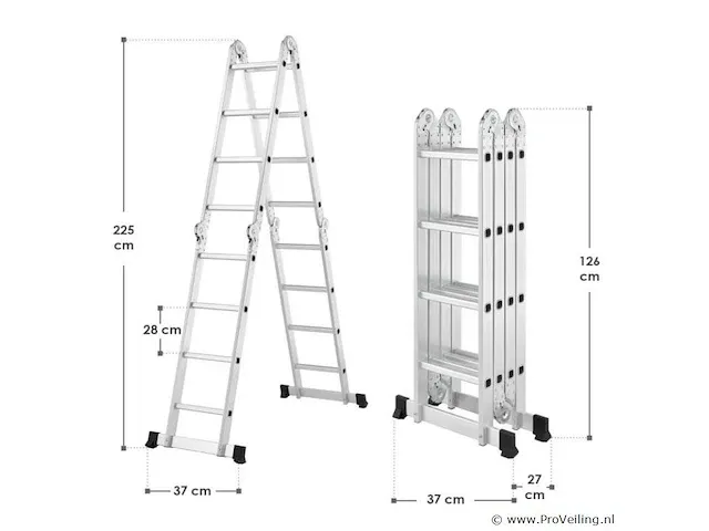 Ladder multifunctioneel - afbeelding 9 van  9
