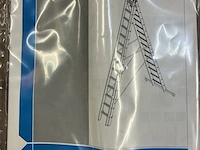 Ladder zarges 2 x 8 sporten opsteekladder - afbeelding 2 van  2