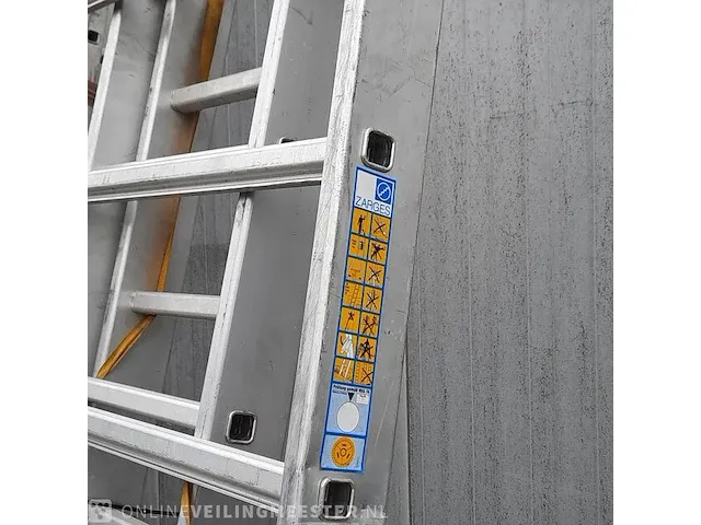 Ladder zarges, drie-delig - afbeelding 5 van  5