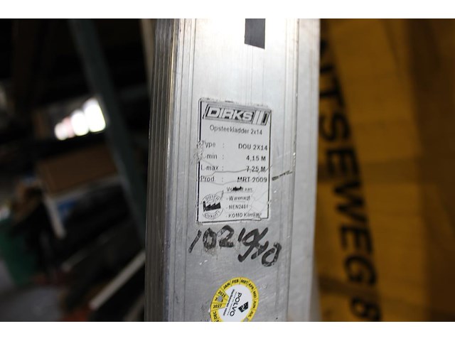 Ladderdeel dirks met 14 treden. - afbeelding 3 van  4