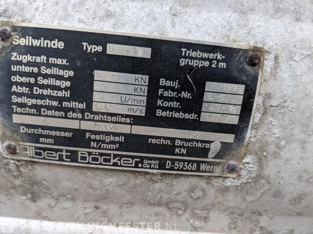 Ladderlift bocker, hd 22/1-4 , 1995 - afbeelding 7 van  43