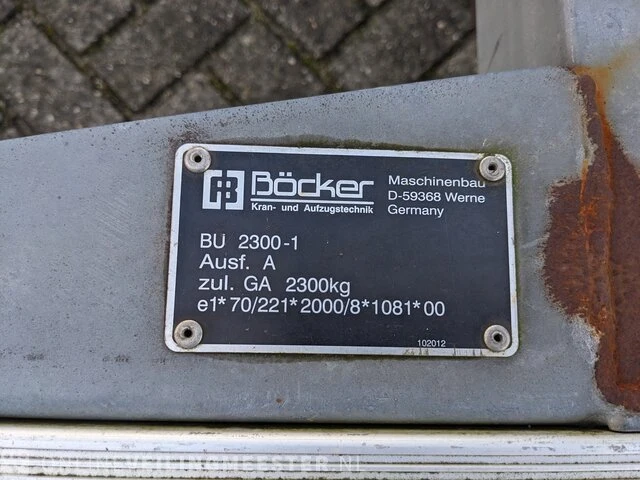 Ladderlift bocker, hd 22/1-4 , 1995 - afbeelding 33 van  43