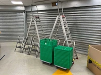 Ladders - trapjes - magazijn karretjes - afbeelding 1 van  18