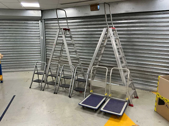 Ladders - trapjes - magazijn karretjes - afbeelding 11 van  18