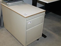 Ladekast met twee laden 42 x 76 x 60 cm. - afbeelding 1 van  2
