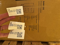 Ladenkastje, zwart mangohout, zwart metalen onderstel - afbeelding 5 van  5