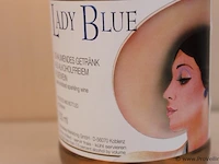 Lady blue rosé wijn alcoholvrij - 75 cl - winkelverkoopprijs € 7.25 - afbeelding 3 van  4