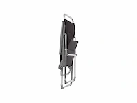 Lafuma alu cham air comfort campingstoel verstelbaar inklapbaar acier - afbeelding 2 van  3