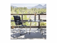 Lafuma alu cham air comfort campingstoel verstelbaar inklapbaar acier - afbeelding 3 van  3