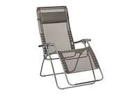 Lafuma mobilier - relaxstoel zero gravity rsxa clip xl - inklapbare ligstoel voor terras en tuin bruin - afbeelding 1 van  3