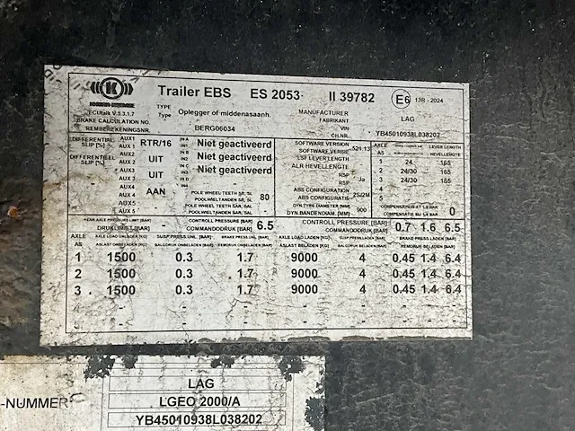 Lag 0-3-3901 vlakke oplegger - afbeelding 7 van  16