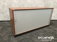 Lage roldeurkast - toscaans noten - afbeelding 1 van  8
