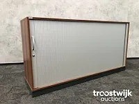 Lage roldeurkast - toscaans noten - afbeelding 6 van  8