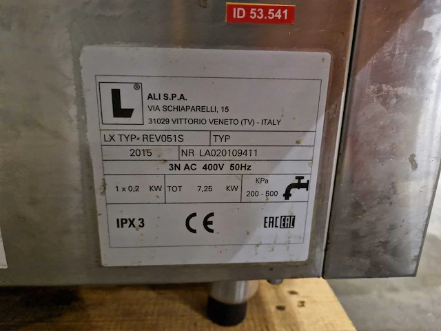 Lainox - rev051s - combisteamer oven - afbeelding 3 van  3