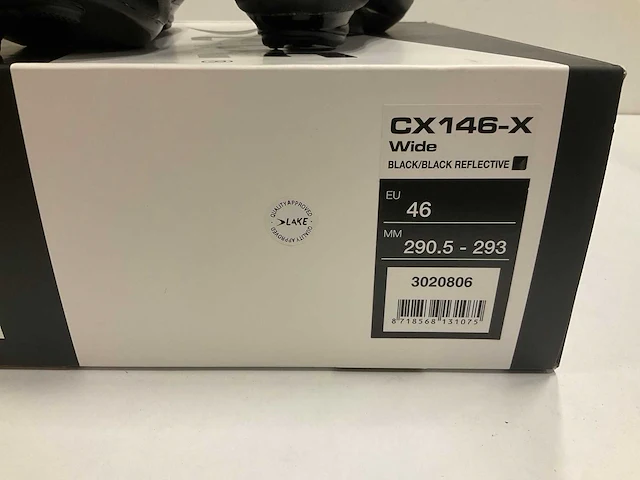 Lake cx146-x wide black reflective maat 46 - afbeelding 4 van  4