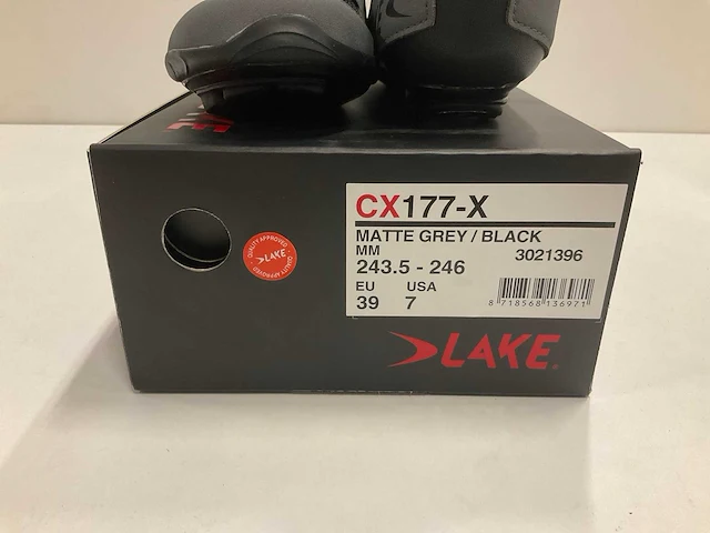 Lake cx177-x matte grey/black maat 39 - afbeelding 4 van  4