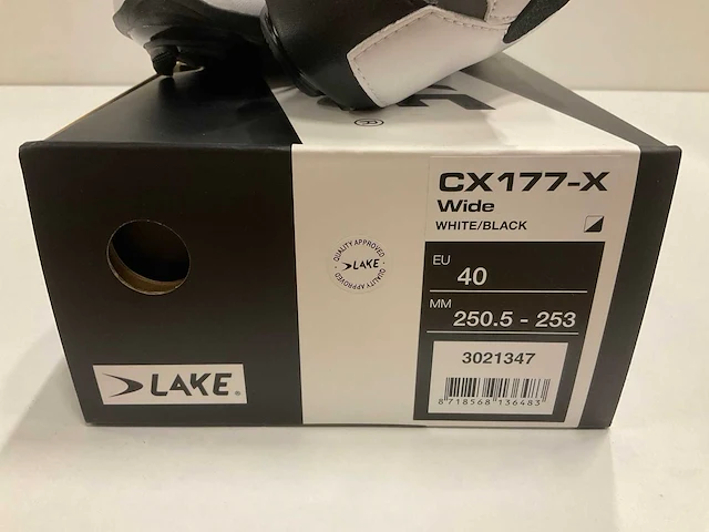 Lake cx177-x wide white/black maat 40 - afbeelding 4 van  4
