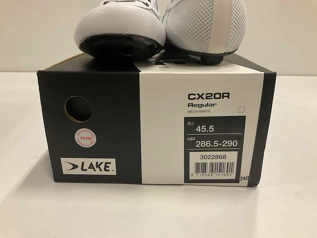 Lake cx20r regular mesh-white maat 45.5 - afbeelding 4 van  4
